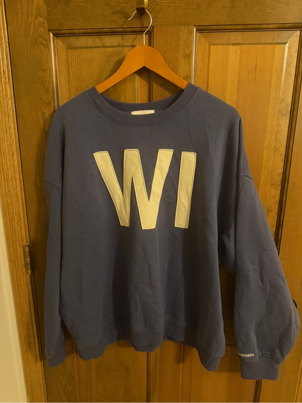 State of Mine Wisconsin WI Oversized Crewneck Sweatshirt XXL